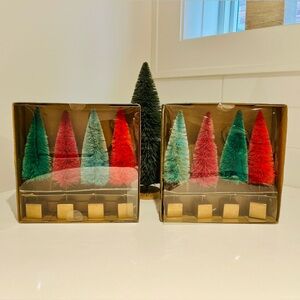 🌲 Gluckstein Home Christmas Trees Set NWOT (2 Boxes of 4)